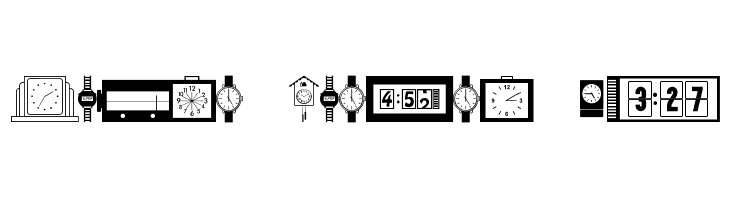 Time Pieces JL  免费字体下载