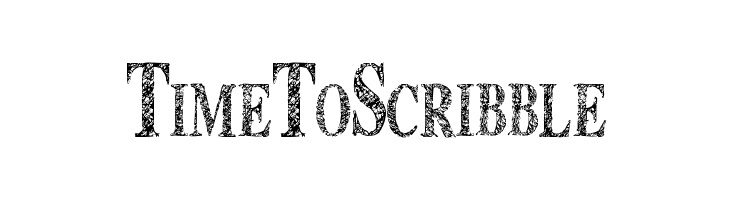 Time To Scribble  नि: शुल्क फ़ॉन्ट्स डाउनलोड