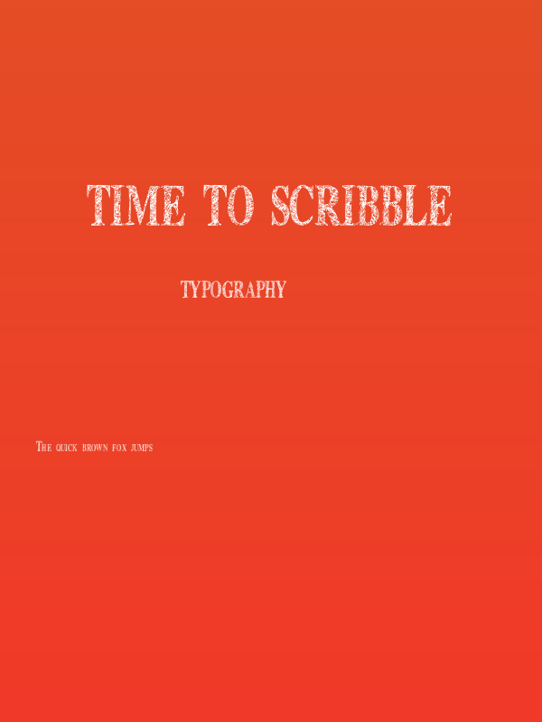 Time To Scribble Poster