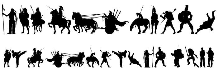Time Warriors Font OTHER CHARS