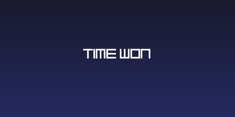 Time Won Social Header