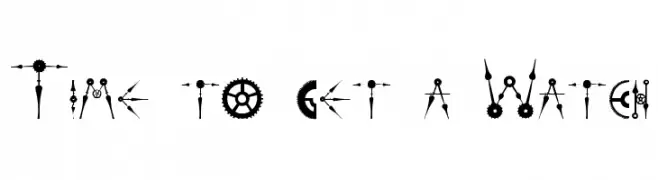 Time to get a Watch  Frei Schriftart Herunterladen