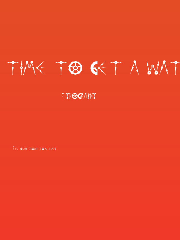 Time to get a Watch Poster