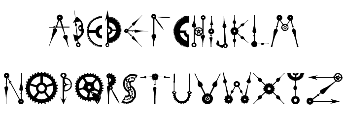 Time to get a Watch Font LOWERCASE