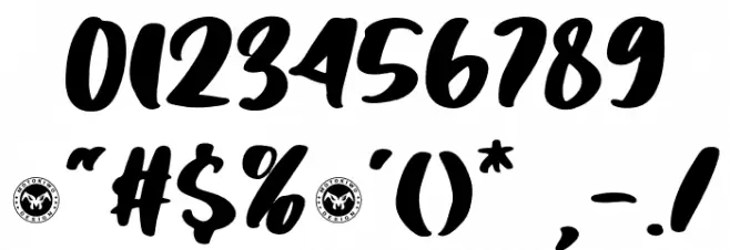 TimeBreaker Font OTHER CHARS