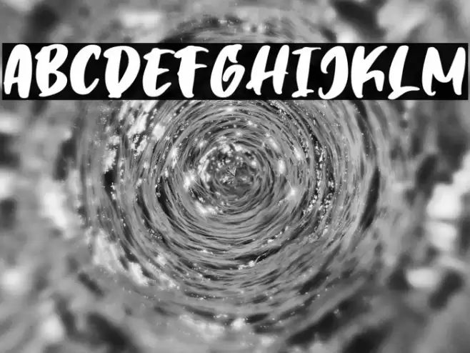 TimeBreaker Font examples