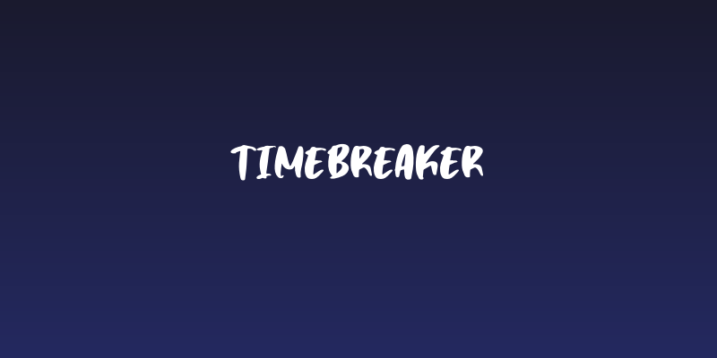 TimeBreaker Social Header