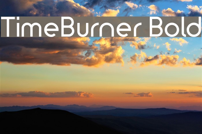 TimeBurner Bold Example 3