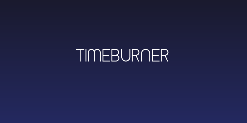 TimeBurner Social Header