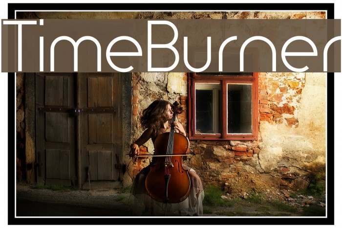 TimeBurner Font examples
