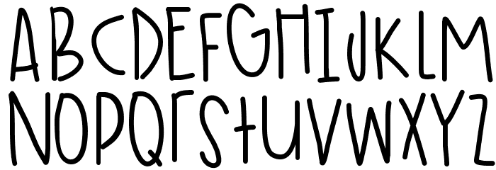 TimeFliesWhenInParis Font LOWERCASE