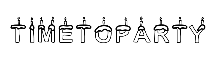 TimeToParty  font caratteri gratis