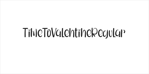 TimeToValentineRegular Logo