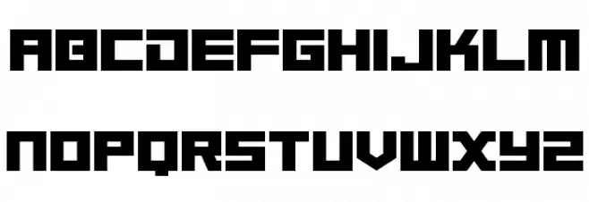 TimeTrek Schriftart Groß