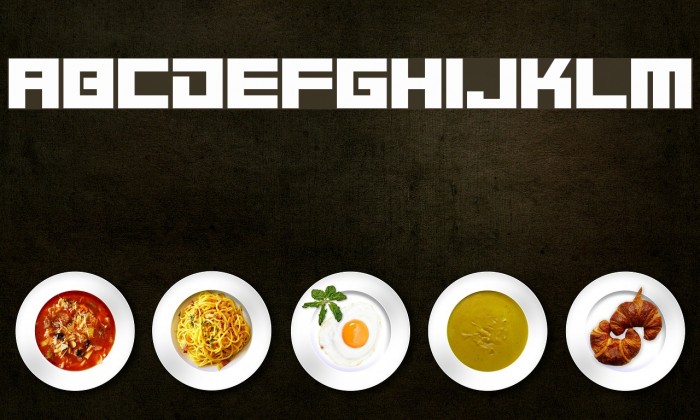 TimeTrek Font examples