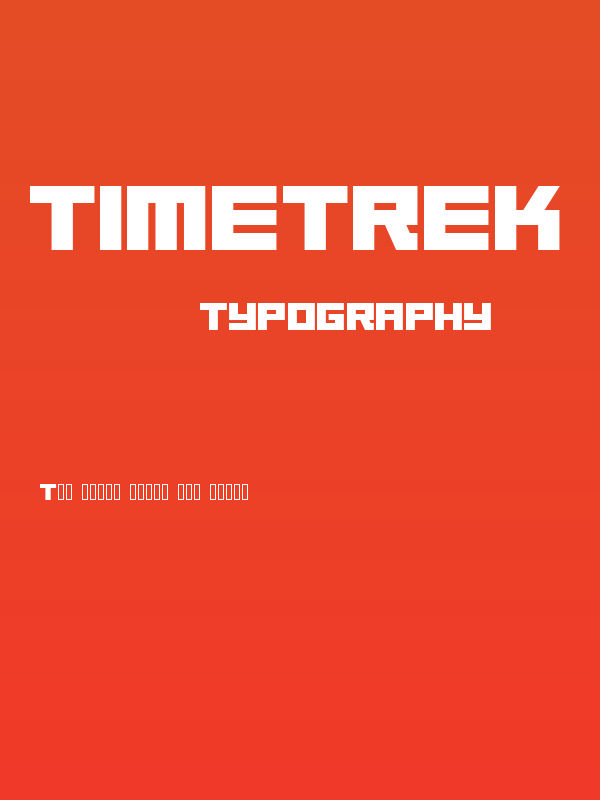 TimeTrek Poster