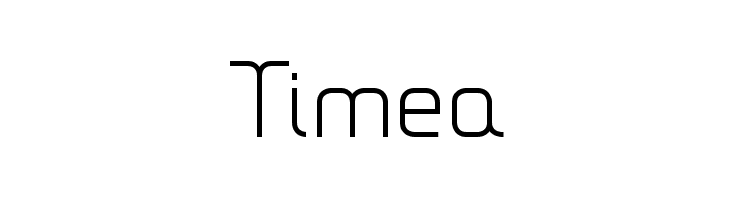 Timea  フリーフォントのダウンロード