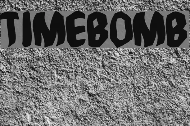 Timebomb Font examples