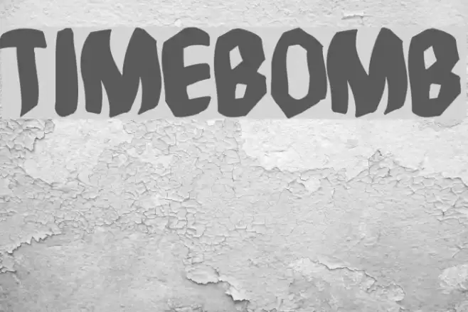 Timebomb Font examples