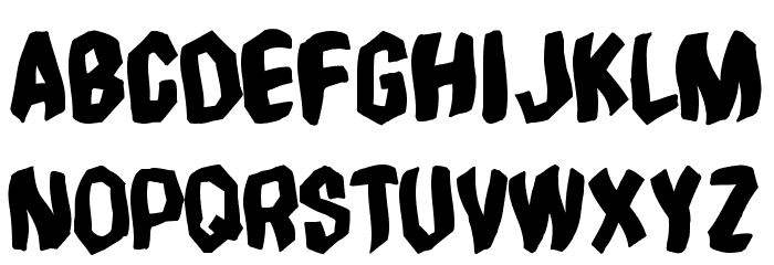 Timebomb Font LOWERCASE