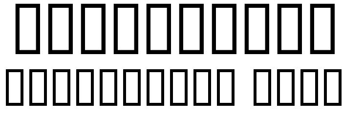 Timecode Font OTHER CHARS