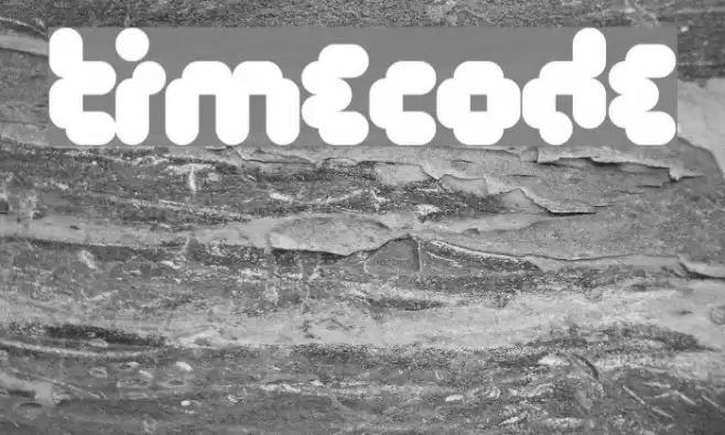 Timecode Font examples