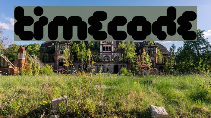 Timecode Font examples