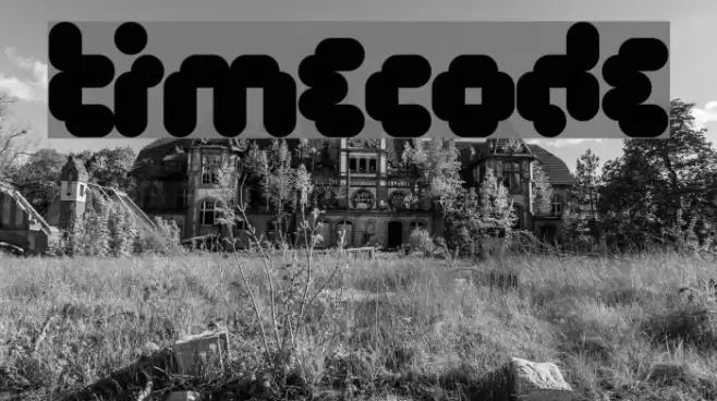 Timecode Font examples