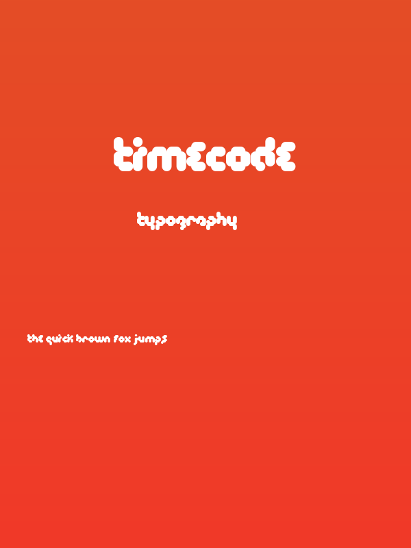 Timecode Poster