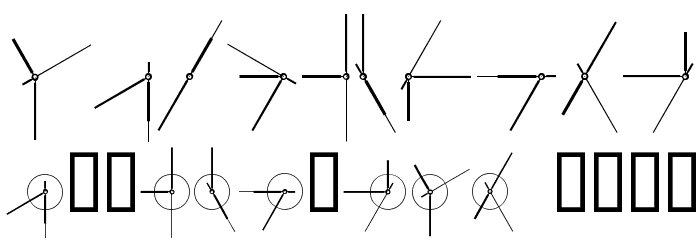 Timeface Font OTHER CHARS