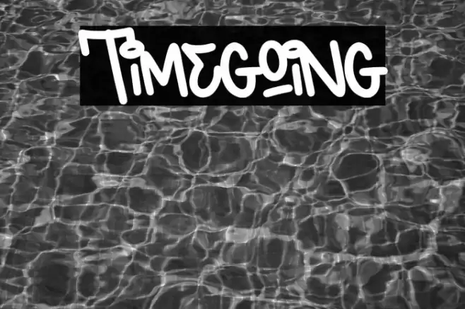 Timegoing Font examples