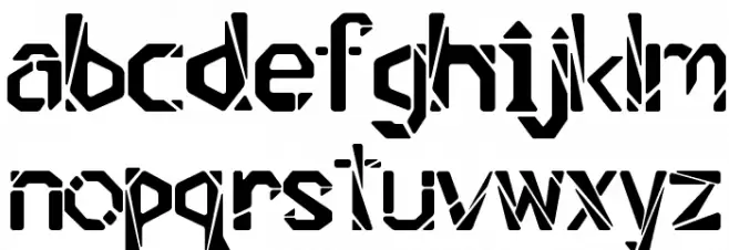 Timeless Blocks Schriftart Groß