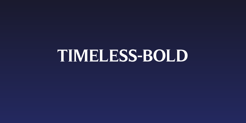 Timeless-Bold Social Header