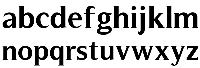 Timeless-Bold Font LOWERCASE