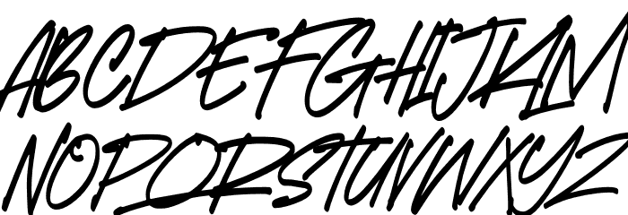 Timeless Nature Font UPPERCASE