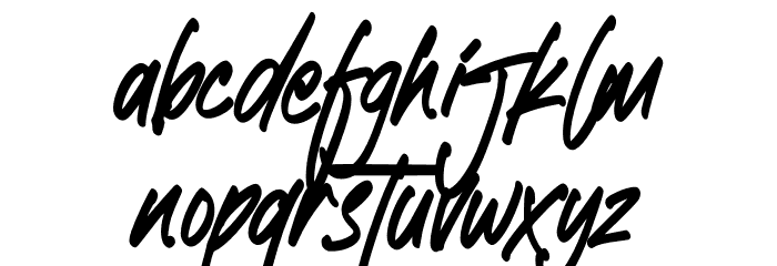 Timeless Nature Font LOWERCASE