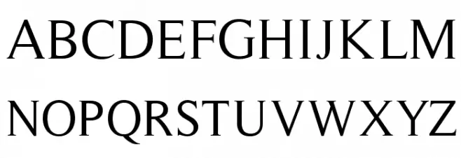 Timeless-Normal Schriftart Groß