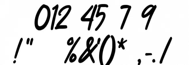 Timeless Notes Font OTHER CHARS