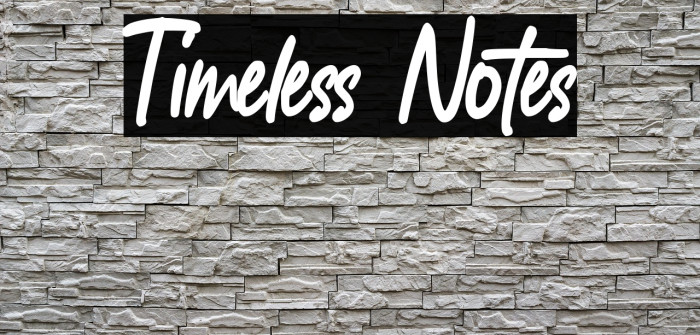 Timeless Notes Example 1