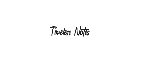 Timeless Notes Logo