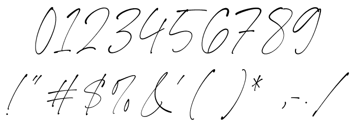 Timeless Prestige Font OTHER CHARS