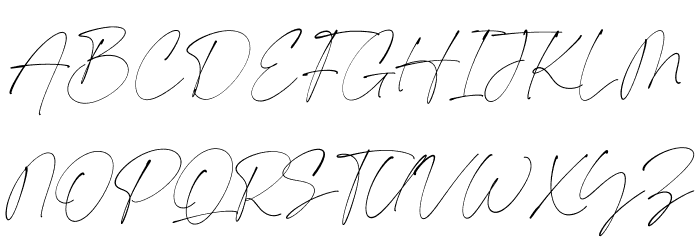 Timeless Prestige Font UPPERCASE
