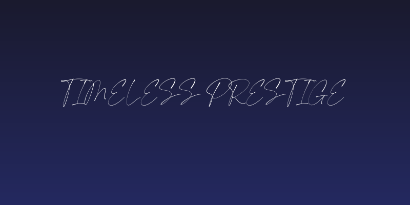 Timeless Prestige Social Header