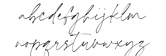 Timeless Prestige Font LOWERCASE