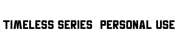 Timeless Series - Personal Use  font caratteri gratis