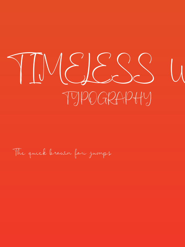 Timeless Wonderland Regular Poster