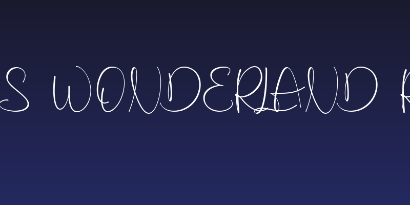 Timeless Wonderland Regular Social Header