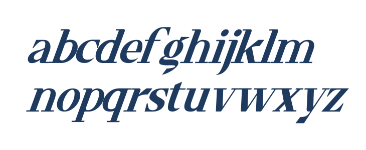Timeline Italic Lowercase