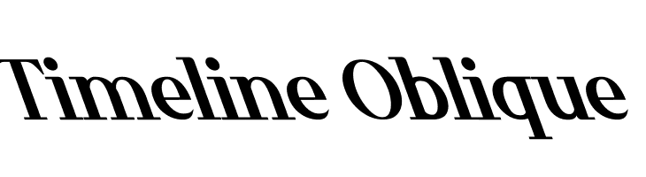 Timeline Oblique  नि: शुल्क फ़ॉन्ट्स डाउनलोड