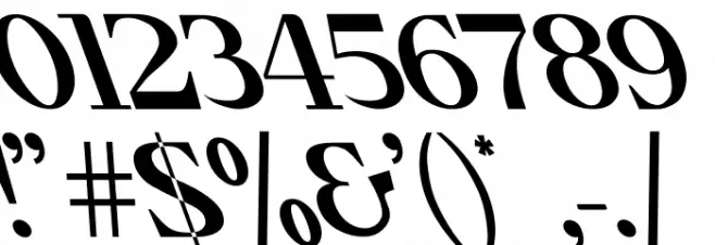 Timeline Oblique Font OTHER CHARS